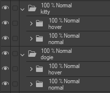 my layers within clip studio paint